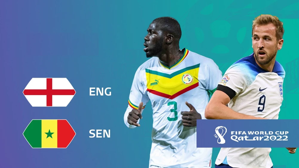 Koulibaly (Senegal) và Harry Kane (Anh)