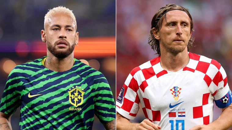 Neymar và Luka Modric