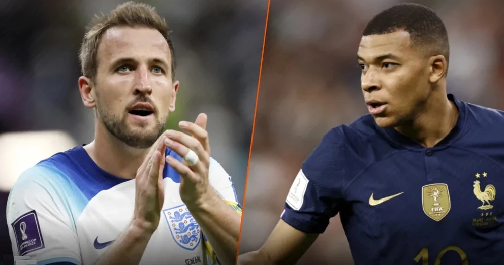 Harry Kane và Kylian Mbappe