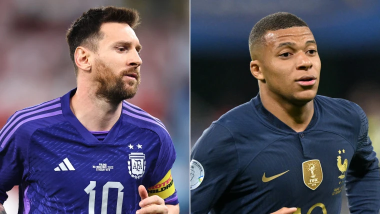 Leo Messi và Kylian Mbappe