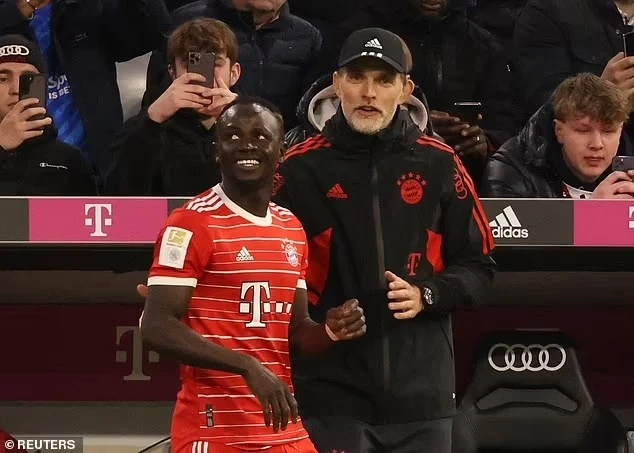 Sadio Mane và HLV Thomas Tuchel