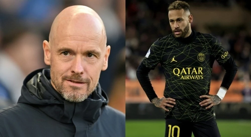 Erik ten Hag không giấu tham vọng tuyển mộ Neymar