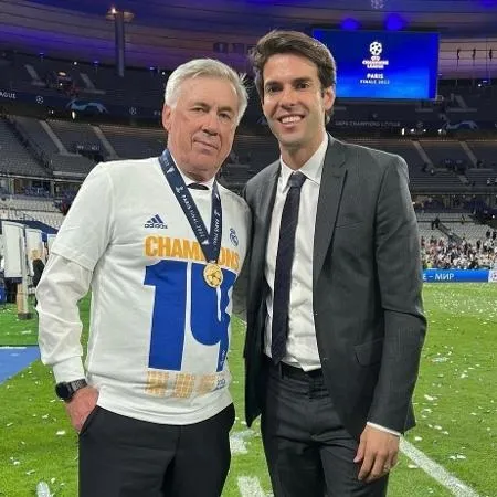 Khi hay tin Ancelotti sẽ làm HLV Selecao, Kaka nói: &apos;Đối với chúng tôi, đó không chỉ là tin tốt lành mà là tin rất tốt, chính xác là vì những phẩm chất mà ông ấy có, một HLV chiến thắng&apos;.