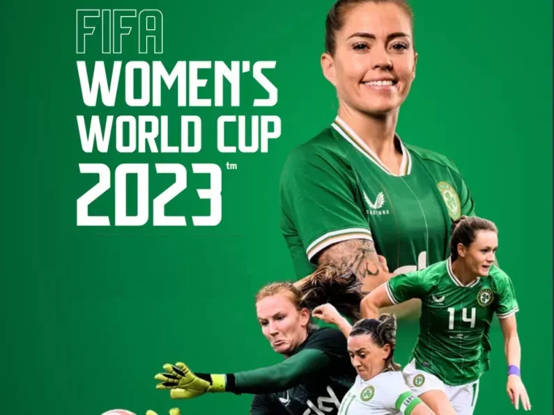Poster quảng bá đội tuyển Ailen dự World Cup 2023