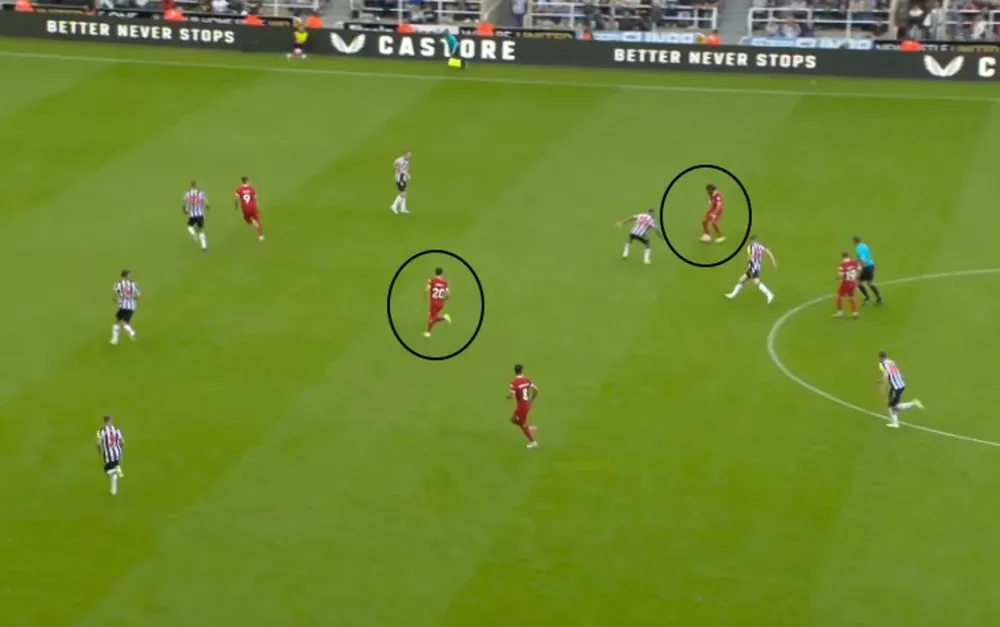 Salah và Jota luôn bó vào trong