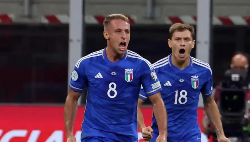 Davide-Frattesi và Nicolo Barella là điểm sáng trên tuyến tiền vệ Azzurri