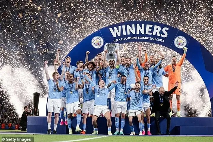 Man City đăng quang vô địch Champions League lần đầu tiên Man City đăng quang vô địch Champions League lần đầu tiên