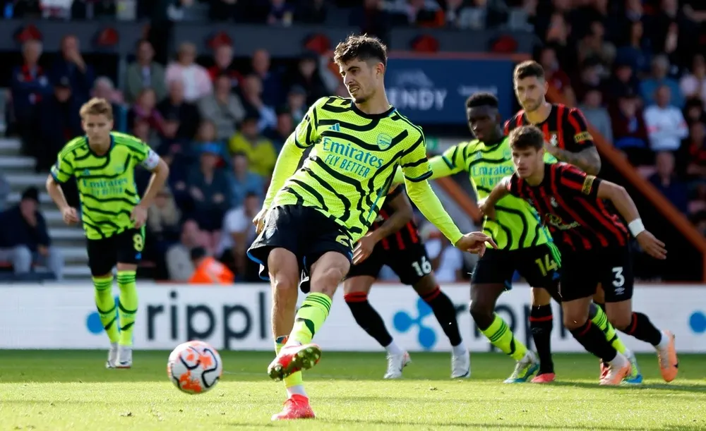 Kai Havertz cũng sút thắng quả 11m