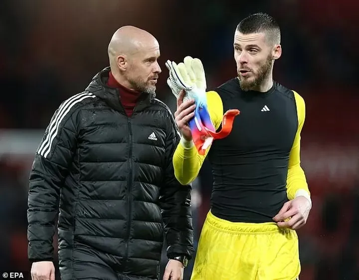 Erik Ten Hag sẽ phải tin dùng De Gea khi Onana vắng mặt