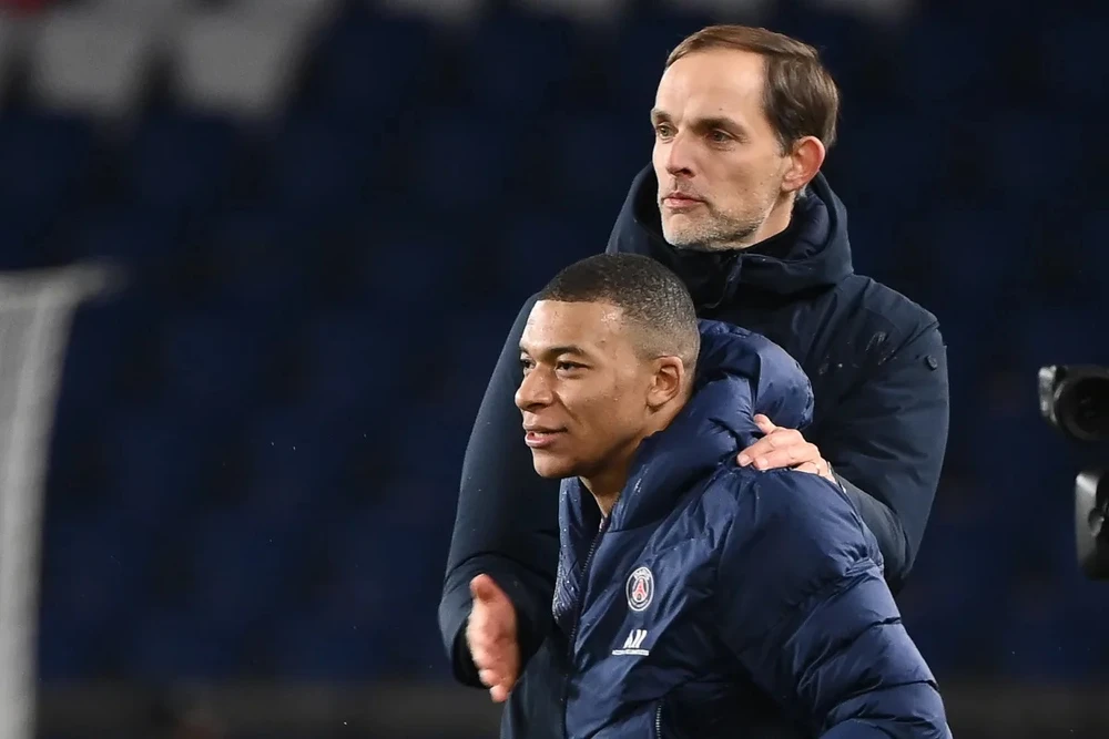 HLV Thomas Tuchel và Kylian Mbappe từng cùng làm việc ở PSG