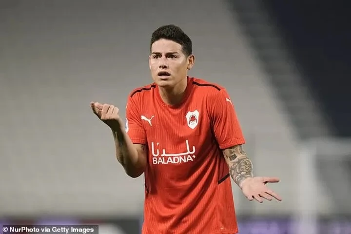 James Rodriguez không thể thích ứng với cuộc sống ở Qatar