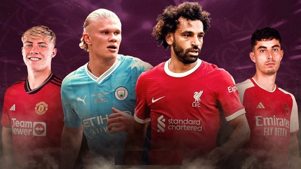 Erling Haaland và Mo Salah đang dẫn đầu cuộc đua Chiếc Giày vàng