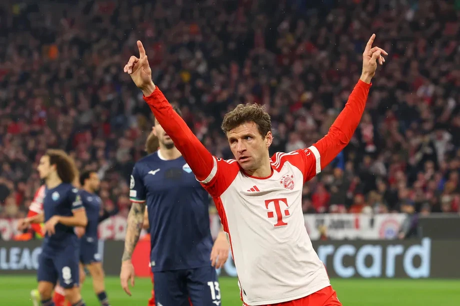 Lão tướng Thomas Muller tỏa sáng trước Lazio