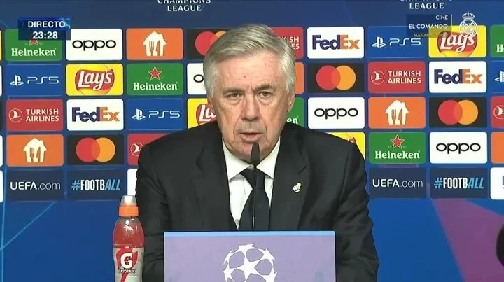 HLV Carlo Ancelotti giải thích lời cáo buộc trốn thuế sau trận hòa Leipzig