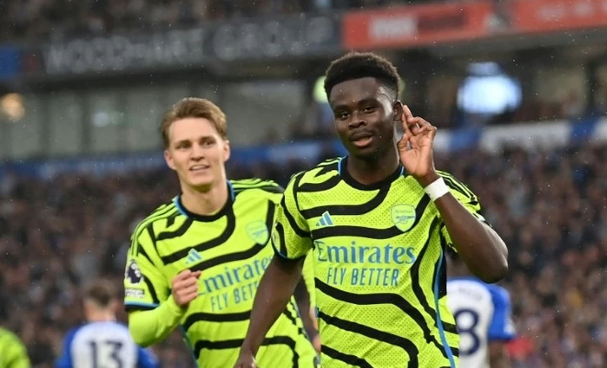 Martin Odegaard và Bukayo Saka đang chơi rất hay ở Arsenal