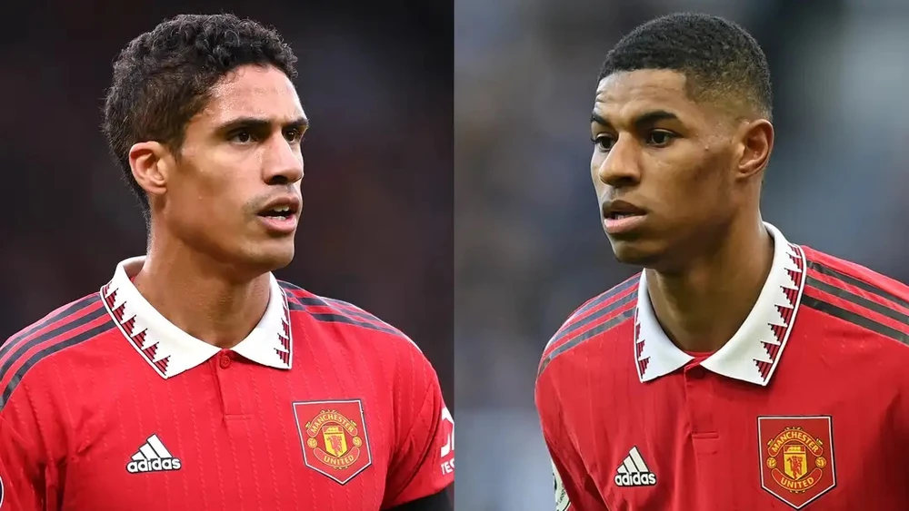 Raphael Varane và Marcus Rashford sẽ sớm rời Old Trafford 