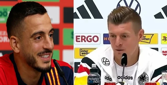 Joselu (Tây Ban Nha) và Toni Kroos (Đức)