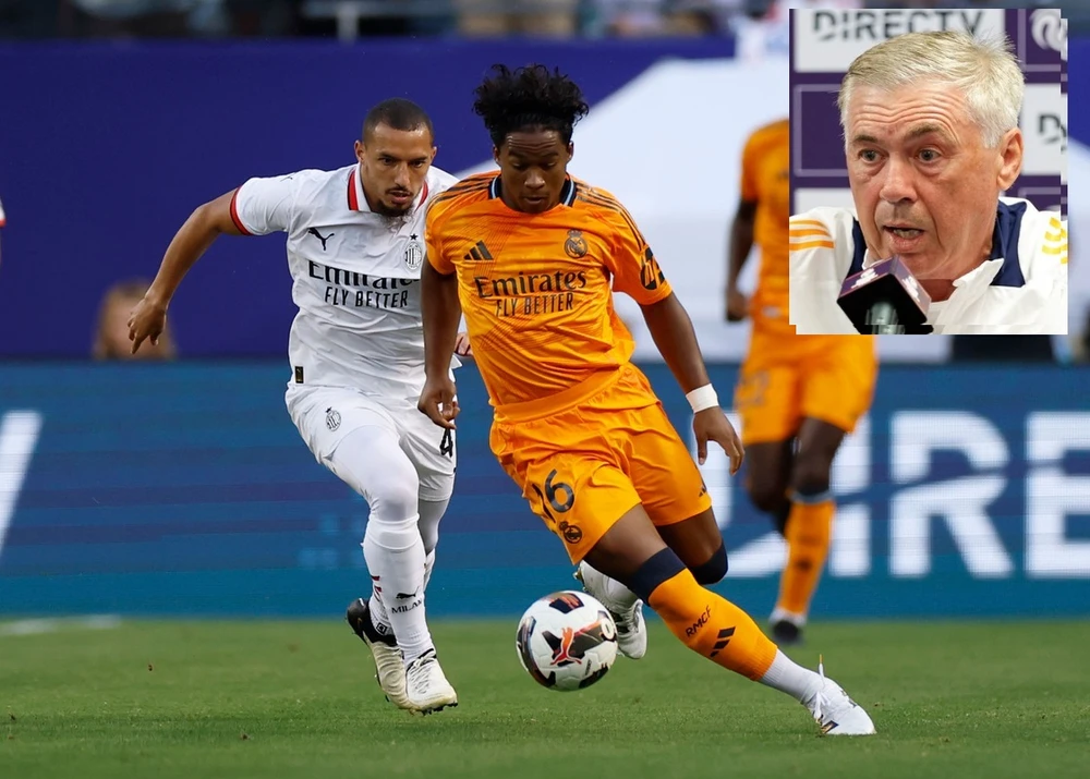 HLV Carlo Ancelotti ca ngợi phẩm chất của Endrick