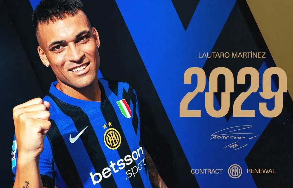 Lautaro Martinez sẽ gắn bó với Inter đến 2029