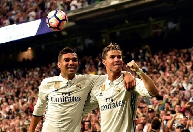 Casemiro và Ronaldo chia sẻ thành công ở Real Madrid