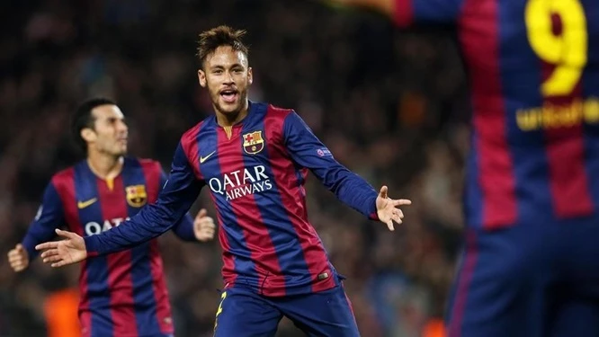 Neymar thời còn khoác áo Barcelona