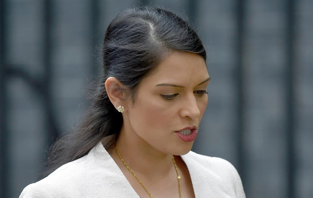 Bộ trưởng Phát triển Quốc tế, Priti Patel. Ảnh: Reuters