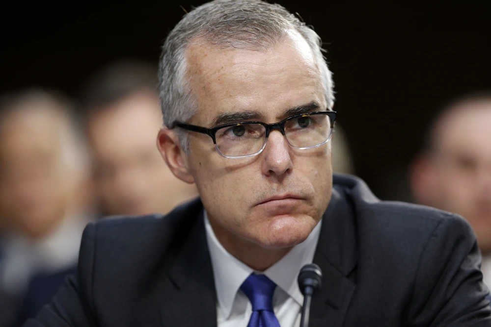 Ông Andrew McCabe. Ảnh: Chicago Tribune