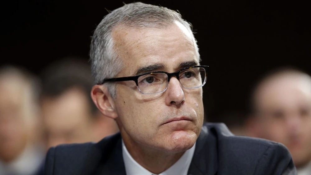 Cựu Phó Giám đốc FBI Andrew McCabe. Ảnh: AP