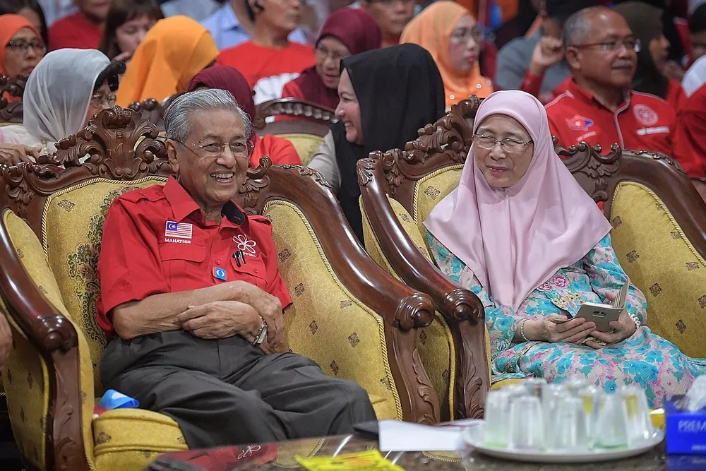 Thủ tướng và Phó Thủ tướng sắp tới của Malaysia. Ảnh : THE STRAITS TIMES 
