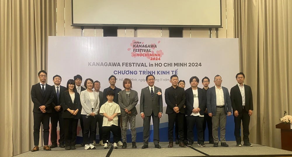 Lãnh đạo tỉnh Kanagawa, đại diện các cơ quan, tổ chức, hiệp hội và doanh nghiệp Nhật Bản. Ảnh: XUÂN HẠNH ảnh_Viber_2024-11-13_10-58-39-737.jpg