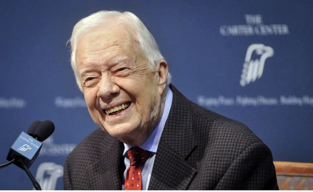 Cựu Tổng thống Mỹ Jimmy Carter. Ảnh: npr.org