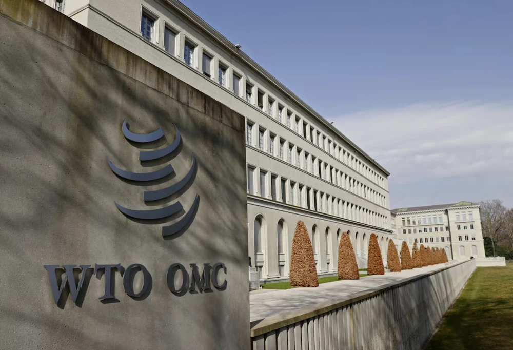 Trụ sở của Tổ chức Thương mại Thế giới (WTO) tại Geneva, Thụy Sĩ. Ảnh: REUTERS