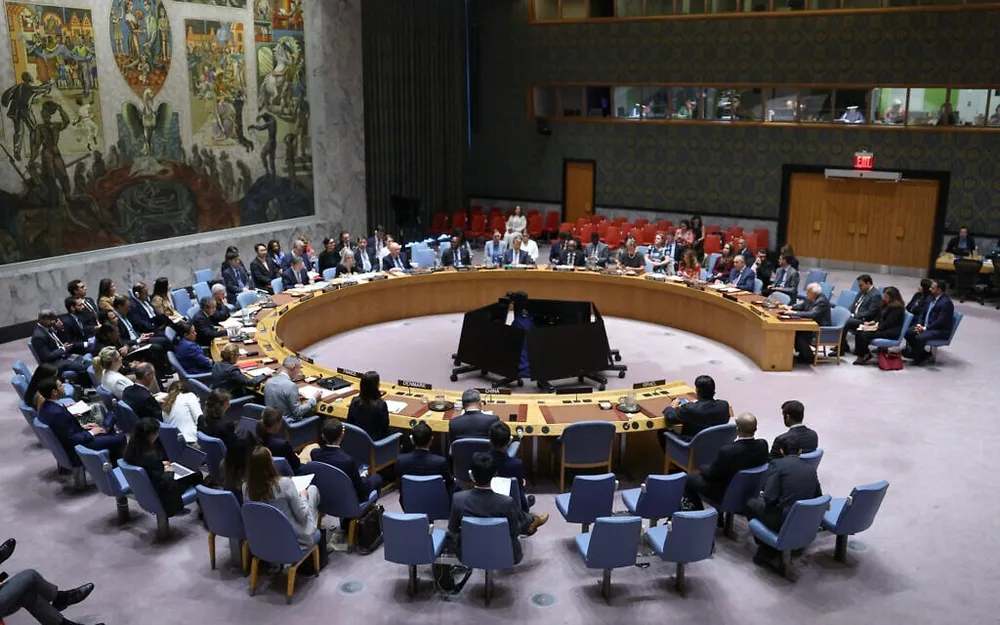Quang cảnh cuộc bỏ phiếu ngày 18-9 của HĐBA LHQ. Ảnh: TIMES OF ISRAEL 