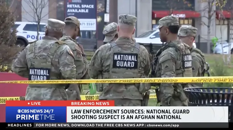 Hàng loạt các quy định hạn chế nhập cư được áp dụng sau vụ nổ súng vào hai thành viên Vệ binh Quốc gia bởi một nghi phạm là công dân Afghanistan. Ảnh: CBS NEWS