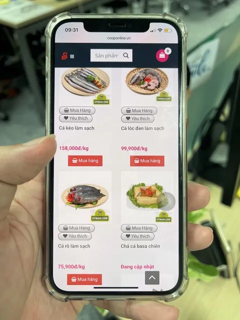 Hàng hóa được bán trên hệ thống Co.op Online ngày càng đa dạng và phong phú