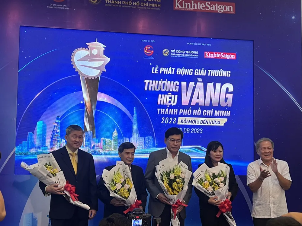 Ban tổ chức ra mắt Hội đồng bình chọn giải thưởng Thương hiệu vàng TPHCM năm 2023 Ban tổ chức ra mắt Hội đồng bình chọn giải thưởng Thương hiệu vàng TPHCM năm 2023