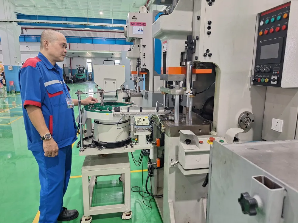 Dây chuyền công nghệ sintering được áp dụng tại nhà máy của Công ty Cơ khí Duy Khanh