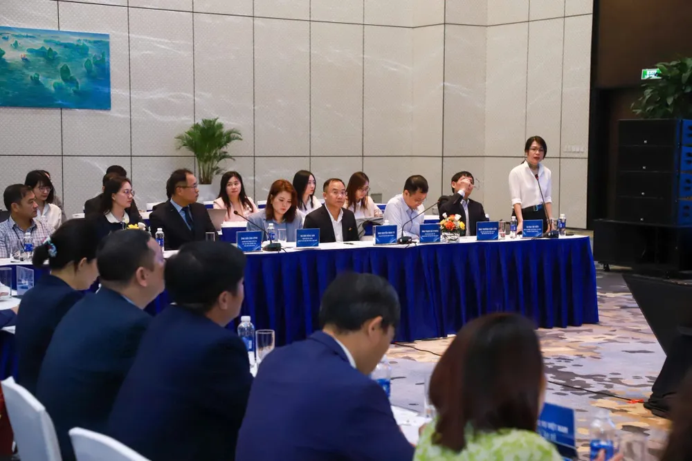 Bà Mai Thu Hiền, Phó Vụ trưởng Vụ Kế hoạch – Tài chính, Bộ Công thương phát biểu tại hội nghị z7167917086058_9120049b103c1a1702a56c8de81c00b1.jpg