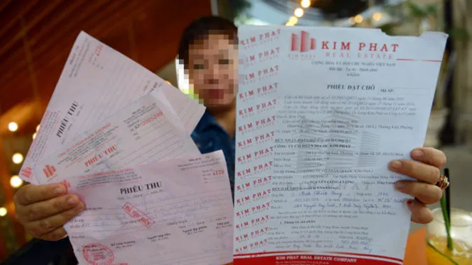 Một khách hàng tố Công ty Kim Phát lừa tăng giá chuyển nhượng đất ở huyện Trảng Bom, Đồng Nai - Ảnh: QUANG ĐỊNH