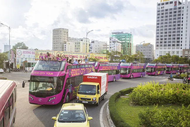Xe buýt du lịch 2 tầng Coco City Tour có mặt tại Đà Nẵng ảnh 3 Xe buýt du lịch 2 tầng Coco City Tour có mặt tại Đà Nẵng ảnh 3