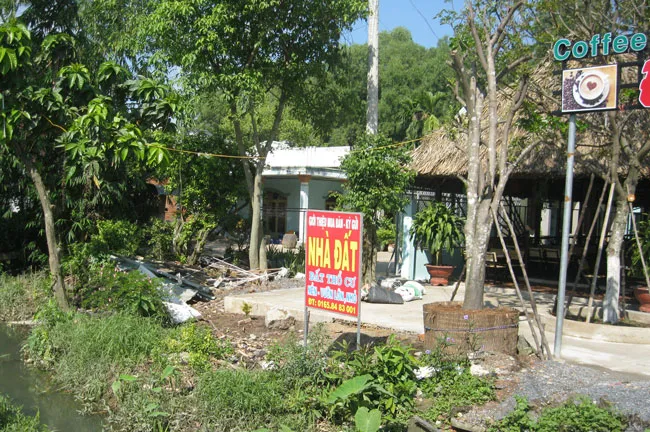 Một điểm môi giới đất nền tại Củ Chi