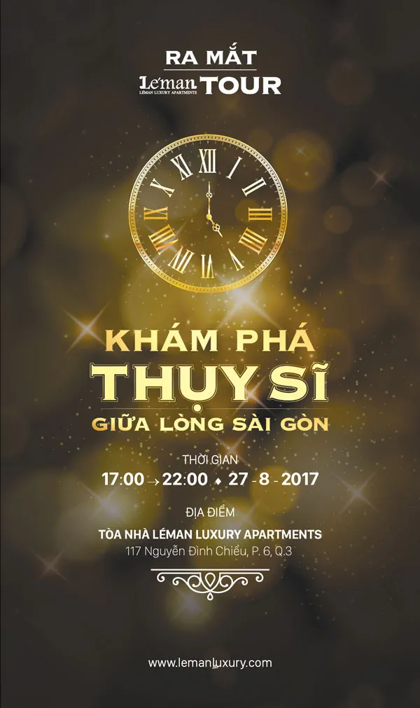 Ra mắt Léman tour với điểm nhấn tiệc Cigar thượng lưu ảnh 1 Ra mắt Léman tour với điểm nhấn tiệc Cigar thượng lưu ảnh 1