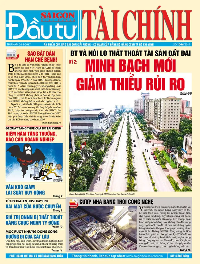 Đón đọc ĐTTC phát hành thứ năm ngày 24-8 ảnh 1 Đón đọc ĐTTC phát hành thứ năm ngày 24-8 ảnh 1