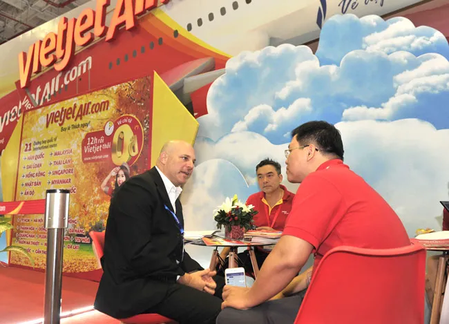Vietjet tặng 700.000 vé giá 0 đồng tại Hội chợ Du lịch quốc tế TPHCM ảnh 3 Vietjet tặng 700.000 vé giá 0 đồng tại Hội chợ Du lịch quốc tế TPHCM ảnh 3