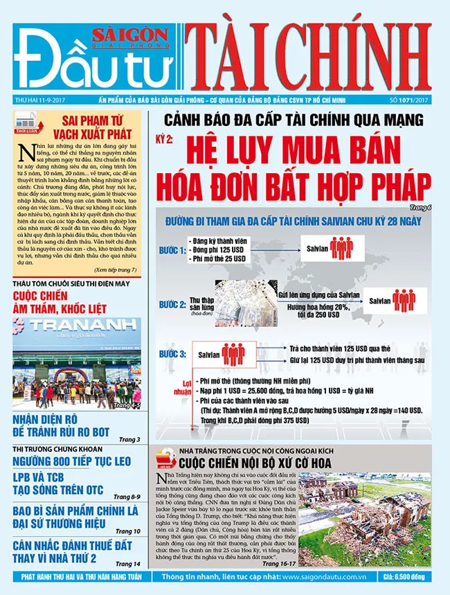 Đón đọc ĐTTC phát hành thứ hai ngày 11-9 ảnh 1 Đón đọc ĐTTC phát hành thứ hai ngày 11-9 ảnh 1