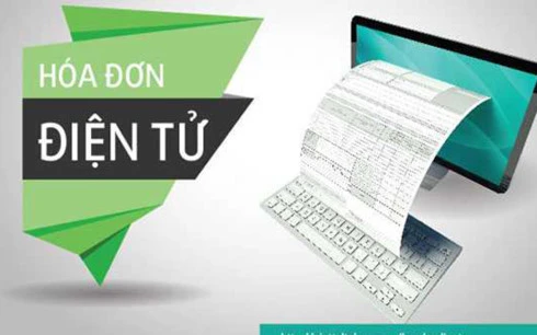 Hóa đơn điện tử được lập và lưu trữ bằng hệ thống máy tính thay vì dùng hóa đơn đỏ bằng giấy viết tay như hiện nay (Ảnh minh họa: KT)