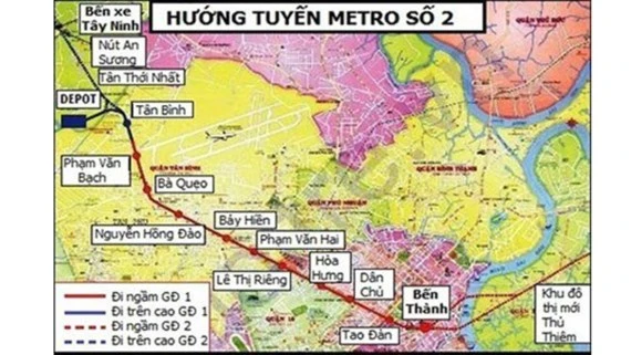 Các nhà tài trợ bổ sung vốn dự án tàu điện ngầm số 2