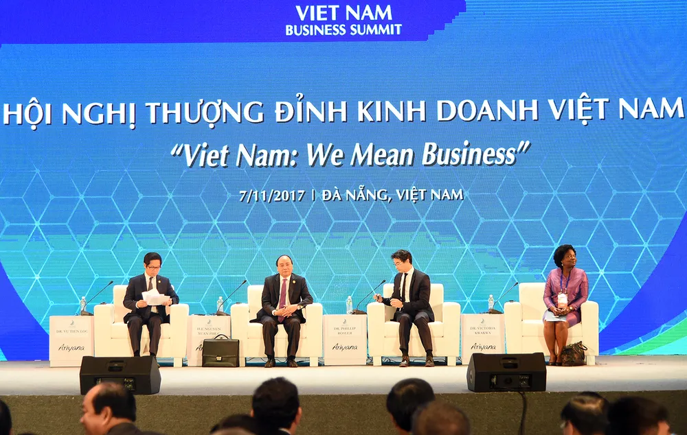 Thủ tướng phát biểu khai mạc Hội nghị Thượng đỉnh Kinh doanh VBS