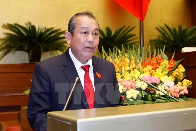 Ông Trương Hòa Bình, Ủy viên Bộ Chính trị, Phó Thủ tướng Thường trực Chính phủ, Phó Trưởng Ban Chỉ đạo Trung ương về phòng, chống tham nhũng. (Nguồn: TTXVN)