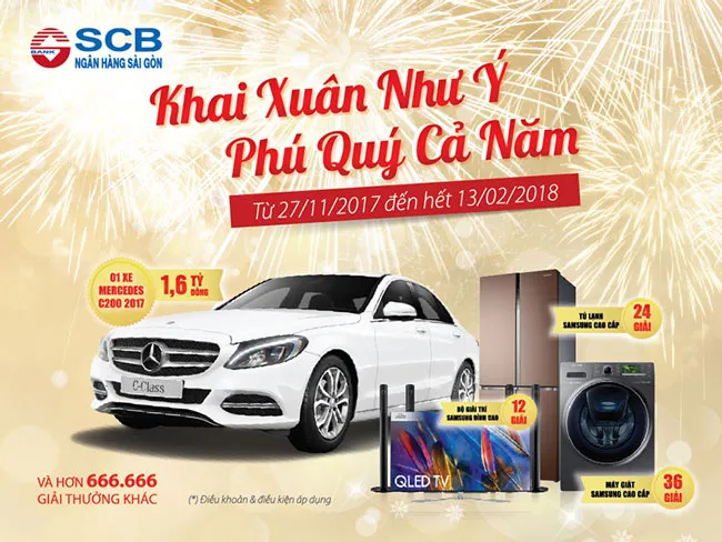 SCB triển khai chương trình khuyến mại lớn nhất năm